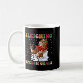Sleighing Speech Goal Reindeer Christmas Speech Sl Kaffeetasse (Links)