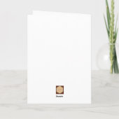 Sleighin's Christmas Vibes Pajama Queen Feiertagskarte (Rückseite)