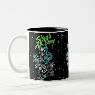 Sleight den ganzen Tag - Reiten Beängstigenden Sku Zweifarbige Tasse