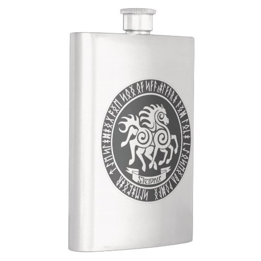 Sleipnir / Beste aller Pferde Flachmann (Rechts)