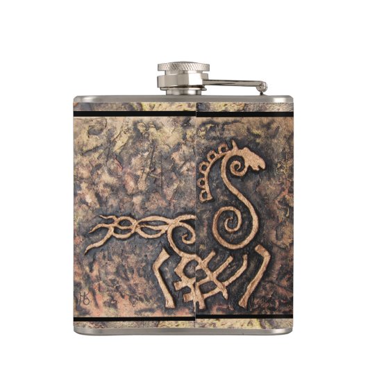 Sleipnir Flachmann (Rückseite)