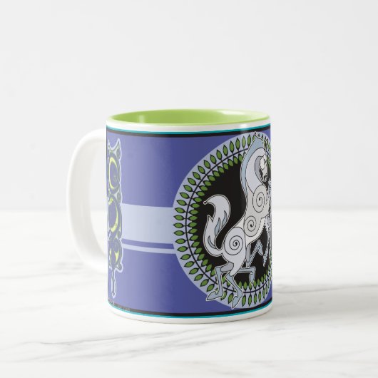 Sleipnir-Tasse 1 Zweifarbige Tasse (Vorderseite Links)