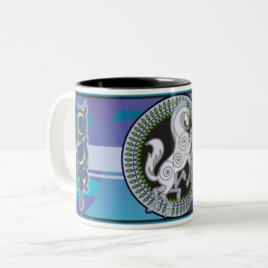 Sleipnir-Tasse 3 Zweifarbige Tasse (Vorderseite Links)
