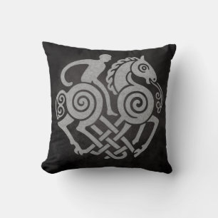Sleipnir und Odin Symbol Nordische Mythologie Desi Kissen