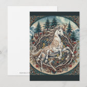 Sleipnir Wald Mythos Kunst Flache Dankeskkarte Dankeskarte (Vorne/Hinten)