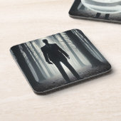 SLENDER MAN LEGEND DARK GETRÄNKEUNTERSETZER (Linke Seite)