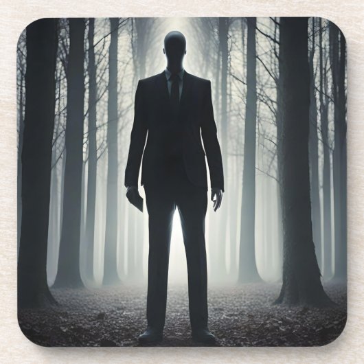 SLENDER MAN LEGEND DARK GETRÄNKEUNTERSETZER (Vorderseite)