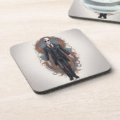 SLENDER MAN MYTH TAT STIL GETRÄNKEUNTERSETZER (Linke Seite)