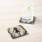 SLENDER MAN SEPIA LEGEND MYTH GETRÄNKEUNTERSETZER (Rechte Seite)