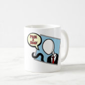 Slenderman auf Ihrem Fenster - Tasse (VorderseiteRechts)
