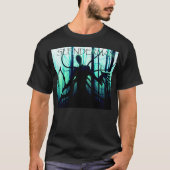 Slenderman gruselige Teigwaren schlanken Mannes T-Shirt (Vorderseite)