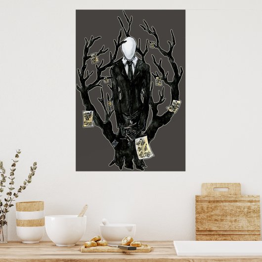 Slenderman III Poster (Küche)