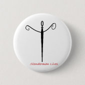 Slenderman Leben Button (Vorderseite)