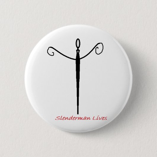 Slenderman Leben Button (Vorderseite)