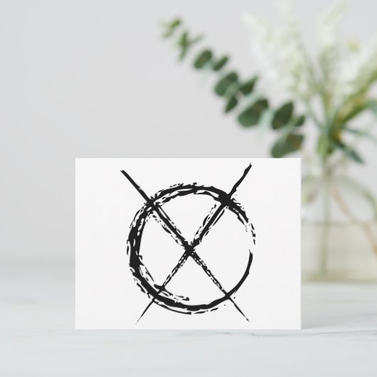 Slenderman Postkarte (Stehend Vorderseite)