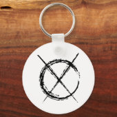 Slenderman Schlüsselanhänger (Vorderseite)