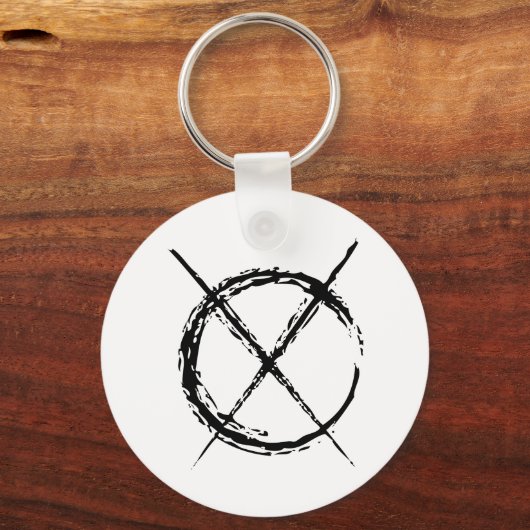 Slenderman Schlüsselanhänger (Vorderseite)