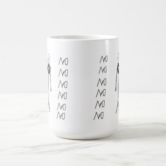 Slenderman Tasse kein Papier (Mittel)