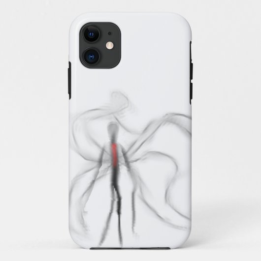 Slenderman Telefon-Kasten Case-Mate iPhone Hülle (Rückseite)