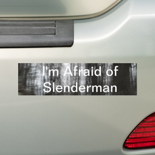 Slenderman Wald Autoaufkleber (Auf Auto)