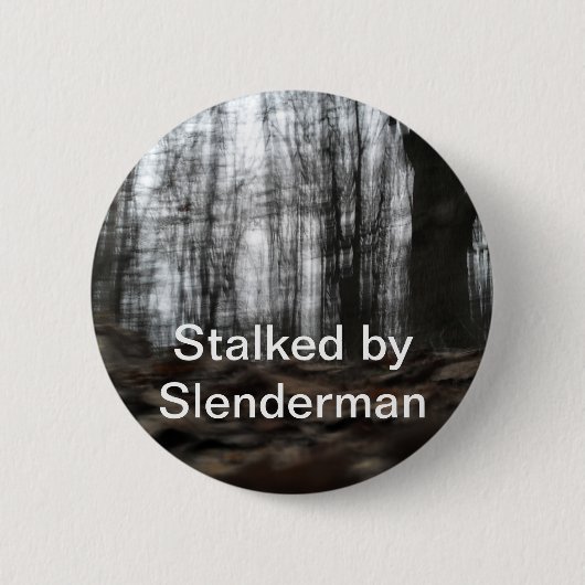 Slenderman Wald Button (Vorderseite)