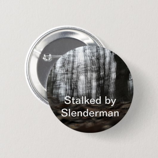 Slenderman Wald Button (Vorne & Hinten)