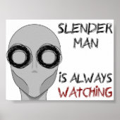 Slenderman- Watching Poster (Vorne)