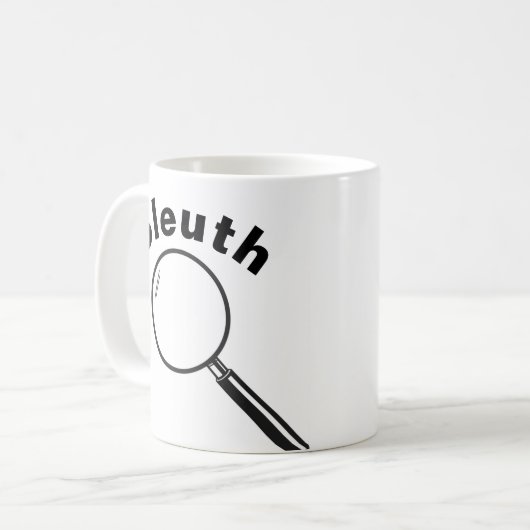 Sleuth Kaffeetasse (Vorderseite Links)