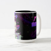 SLF Cosmic Swimmer - Bala - Zweifarbige Tasse (VorderseiteRechts)