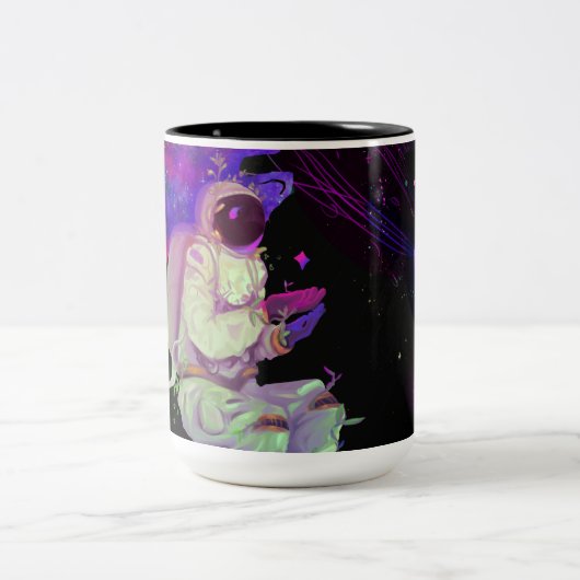 SLF Cosmic Swimmer - Bala - Zweifarbige Tasse (Mittel)