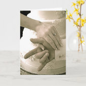 SLG Hochzeits-Karte Karte (Gelbe Blume)