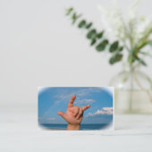 SLG Visitenkarte-Schablone Visitenkarte (Stehend Vorderseite)