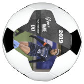 Slice Custom Soccer Ball Black (Gedreht)