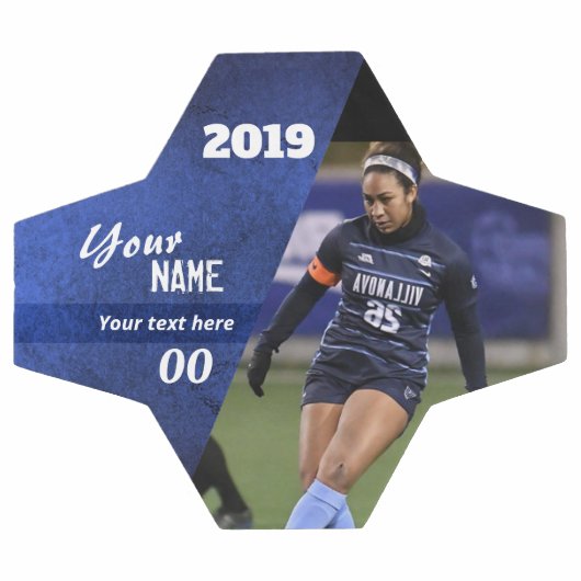 Slice Custom Soccer Ball Blue (Flach)