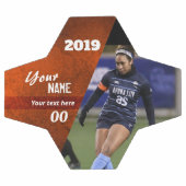 Slice Custom Soccer Ball Orange (Flach)