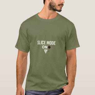 Slice Mode AN – Minimales Pizza Streetwear T-Shirt