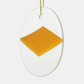 Slice of Cheese Keramik Ornament (Links)