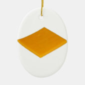 Slice of Cheese Keramik Ornament (Vorne)
