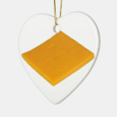 Slice of Cheese Keramikornament (Links)