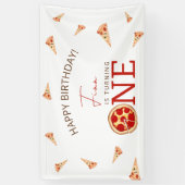 Slice Of Fun 1st Birthday  Banner (Vertikal)