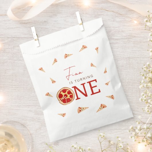 Slice Of Fun 1st Birthday  Geschenktütchen (Ausgeschnitten)