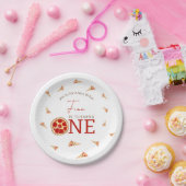 Slice Of Fun 1st Birthday  Pappteller (Party)