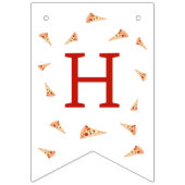 Slice Of Fun 1st Birthday  Wimpelkette (Zweite Fahne)