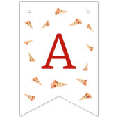 Slice Of Fun 1st Birthday  Wimpelkette (Dritte Fahne)