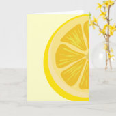 Slice of Lemon Card Karte (Gelbe Blume)