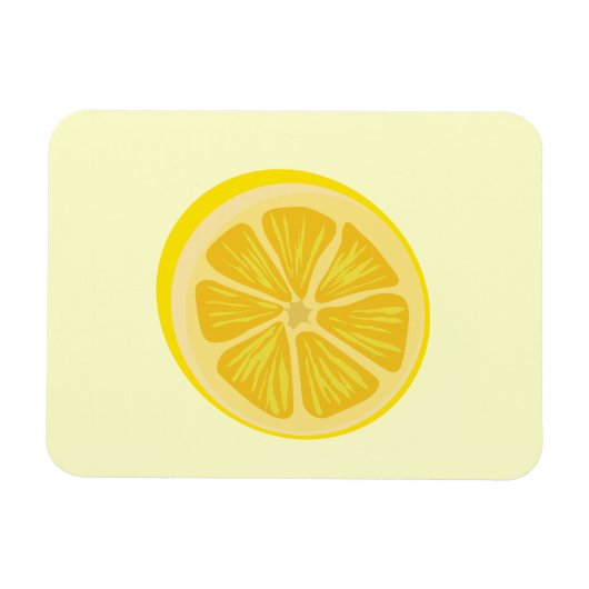 Slice of Lemon Magnet (Horizontal)