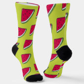 slice of watermelon and green socken (Gewinkelt)
