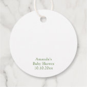 Slice Pizza - Pop! Wenn sie Pop! Geschenkanhänger (Rückseite)