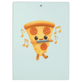 Slice Playing a Harmonica Niedlich Klemmbrett (Rückseite)