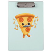 Slice Playing a Harmonica Niedlich Klemmbrett (Vorderseite)